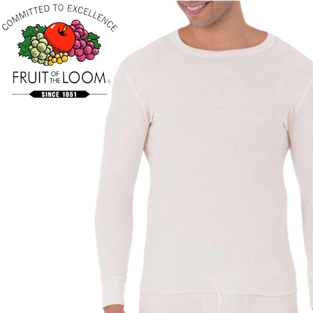 Men's Classic Thermal Underwear Crew Top Size XL